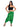 Kimago grüne Afghanhose mit schwarzem Om-Symbol
