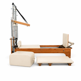 Bodylumina Premium Diamond pilates tower reformer od drveta s metalnim tornjem, oprugama, trakama, pilates boxom i produžetkom platforme, profesionalna pilates sprava za tower reformer trening, jačanje core mišića, istezanje, rehabilitaciju i oblikovanje tijela kod kuće ili u studiju.