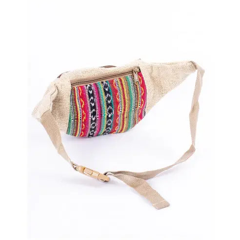 Unisex hemp torbica za oko struka s više džepova